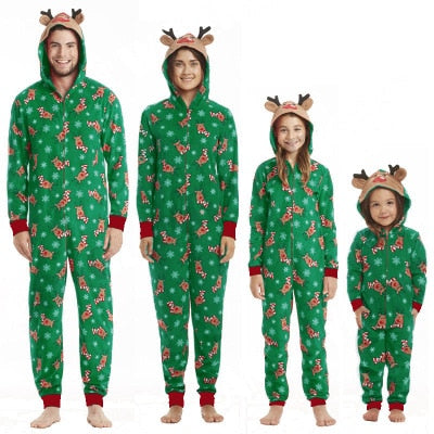 Christmas Matching Family Outfits Father Son Romper Baby Mother Daughter Clothes Family Looking Jumpsuit Pajamas